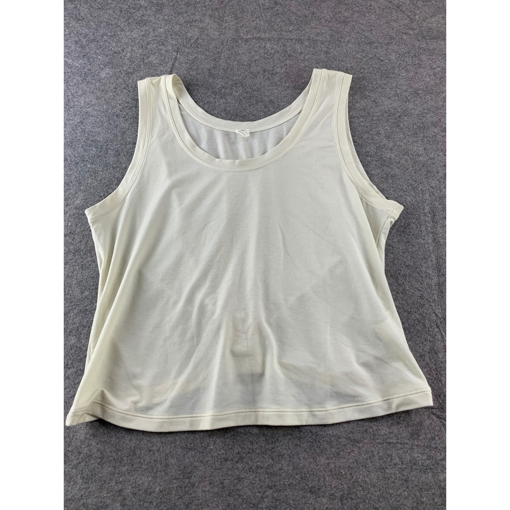 Patagonia Womens S Scoop Neck Tulip Open Back Active Tank Top Yoga Granola Gorp